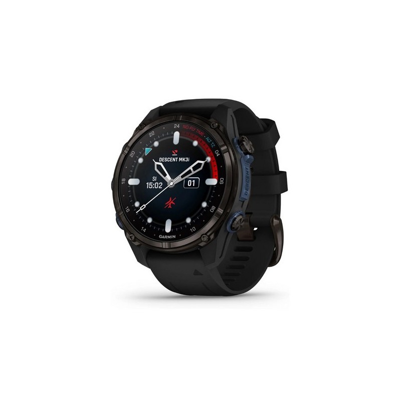 ordinateur montre DESCENT MK3i 43mm TITANE CARBON GREY DLC / NOIR GARMIN